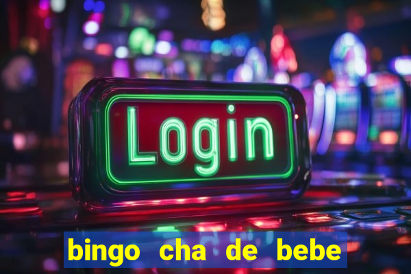 bingo cha de bebe cartelas para imprimir